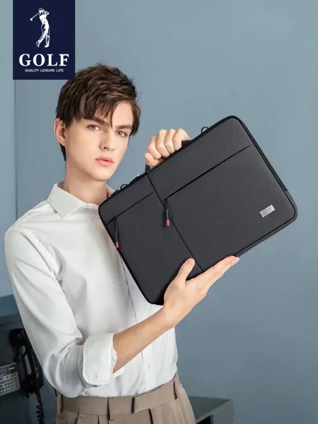 Сумка для ноутбука для гольфа, мужской деловой рюкзак на плечо, многофункциональная Противоударная модная защитная сумка, 15 дюймов