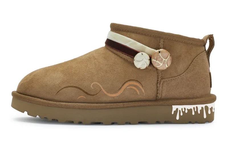 CLASSIC ULTRA MINI Зимние ботинки женские каштановые Ugg