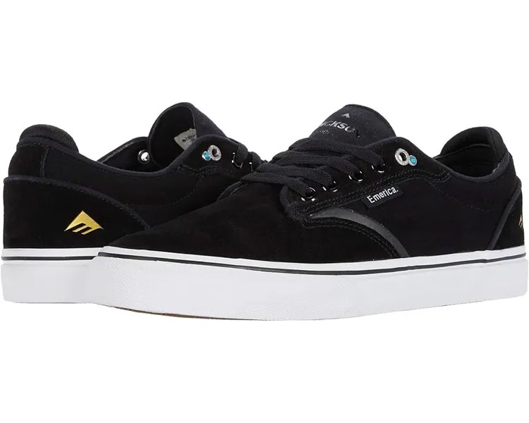 Кроссовки Emerica Dickson, цвет Black/White/Gold