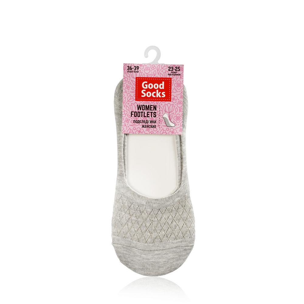 Следки женские Good Socks серые 23-25