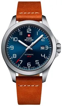 Швейцарские наручные  мужские часы Swiss Military SMA34077.03. Коллекция Automatic Collection