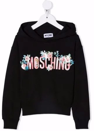 Moschino Kids худи с логотипом