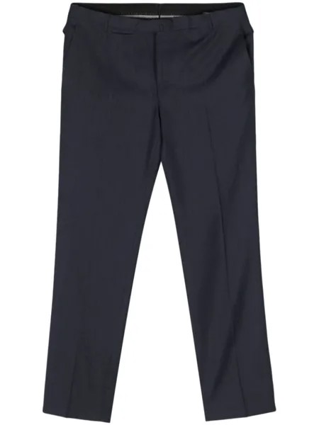 Corneliani брюки в клетку, синий
