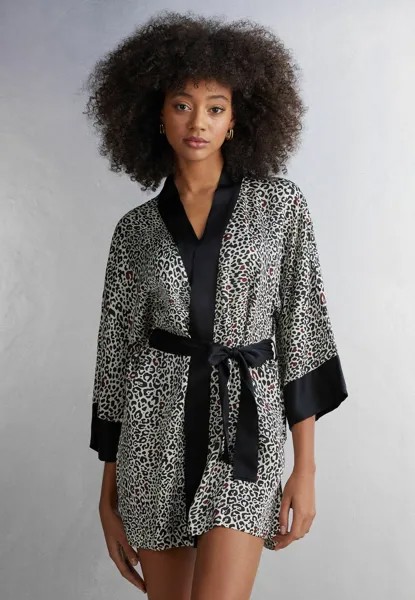 Халат YOUR WILD SIDE KIMONO Intimissimi, черный