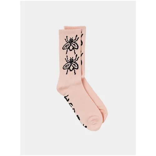 Мужские носки Heresy London, высокие, размер one size, розовый
