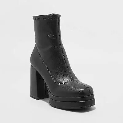 Женские ботинки на платформе Nadia — Wild Fable Black 7