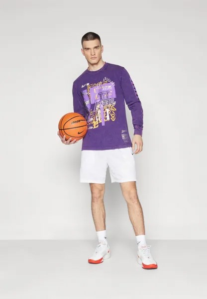 Команда Nba 90S Reflective Lofi Long-Sleeve Tee Mitchell & Ness, фиолетовый