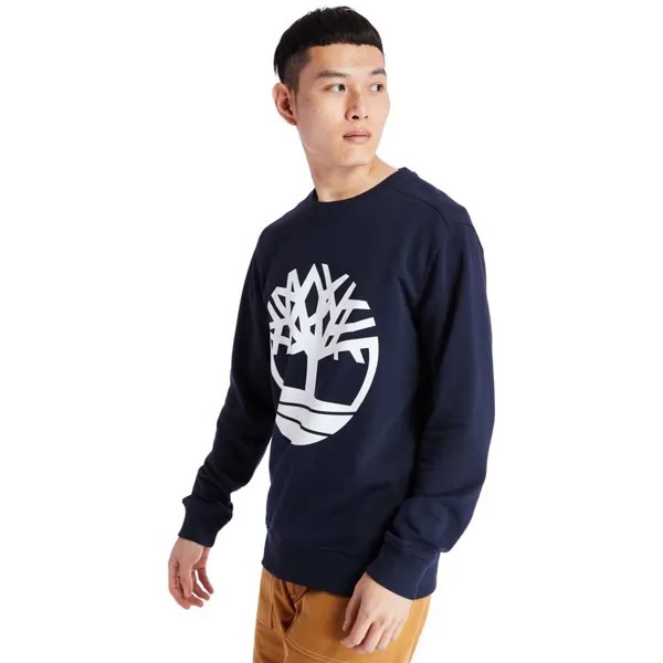 Толстовка Timberland Core Tree Logo Crew Brushback, синий