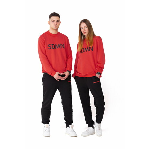 Брюки Sandmann Брюки спортивные CLASSIC черные Unisex, 100 % хлопок, XL, размер XL, черный