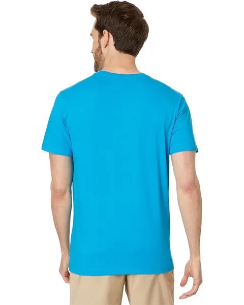 Футболка U.S. POLO ASSN. Solid Crew Neck Pocket T-Shirt, цвет Turquoise Heather