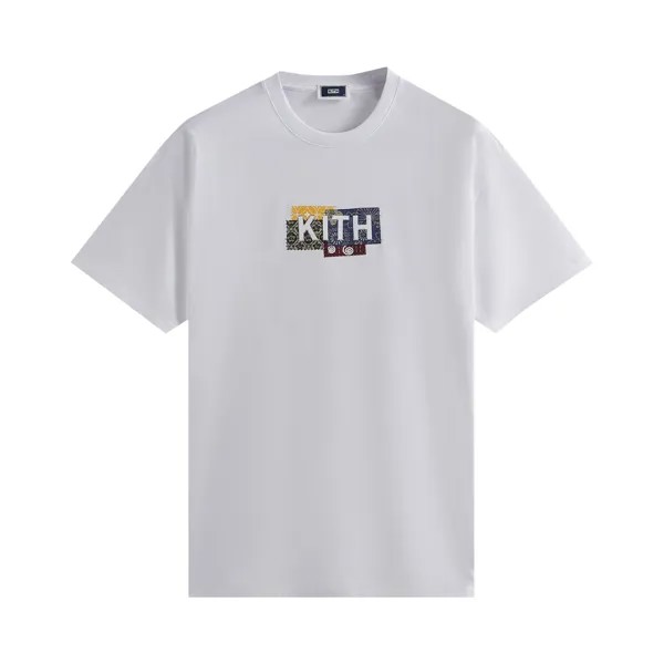 Белая футболка с логотипом Kith Tokyo Boro