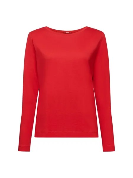 Лонгслив Esprit, цвет Fire Red