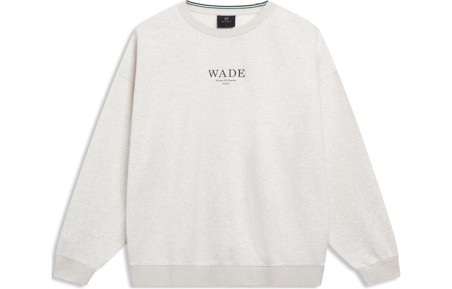Свитшот Wade Collection унисекс, цвет серый меланж Lining, цвет Heather Gray