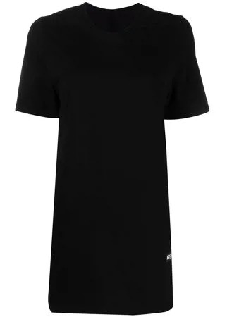 Rick Owens DRKSHDW футболка с нашивкой-логотипом