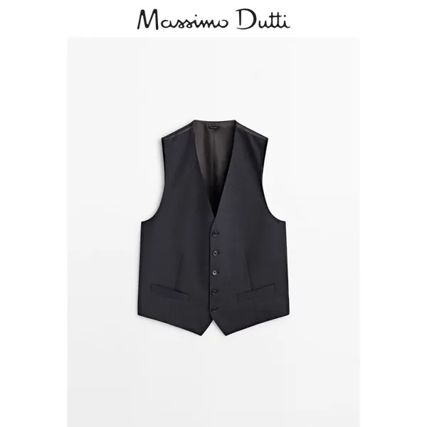 Костюм мужской Massimo Dutti 2024 деловой, серый
