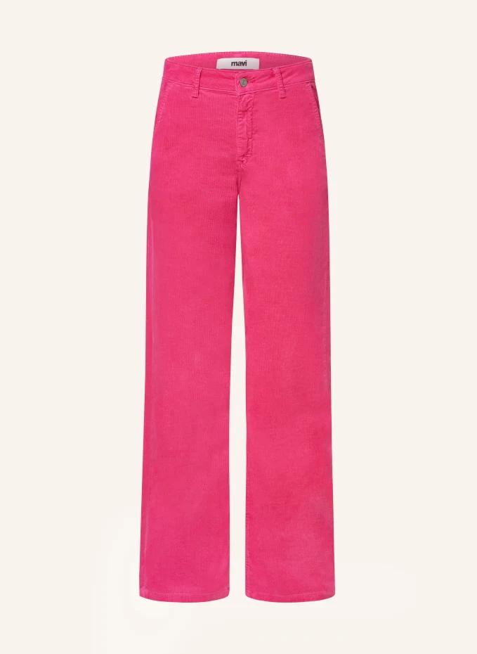 Вельветовые брюки чудо Mavi, розовый