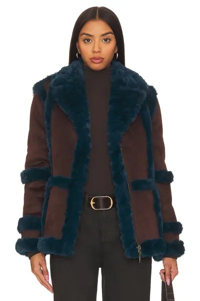 Куртка Unreal Fur Gate Keeper, цвет Chocolate & Teal