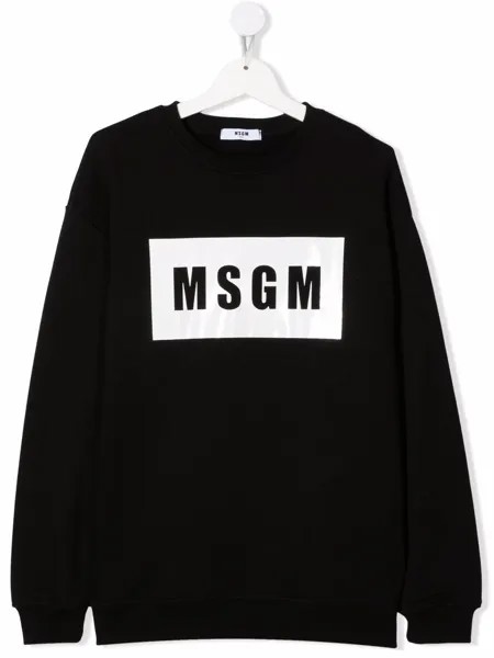 MSGM Kids толстовка с логотипом