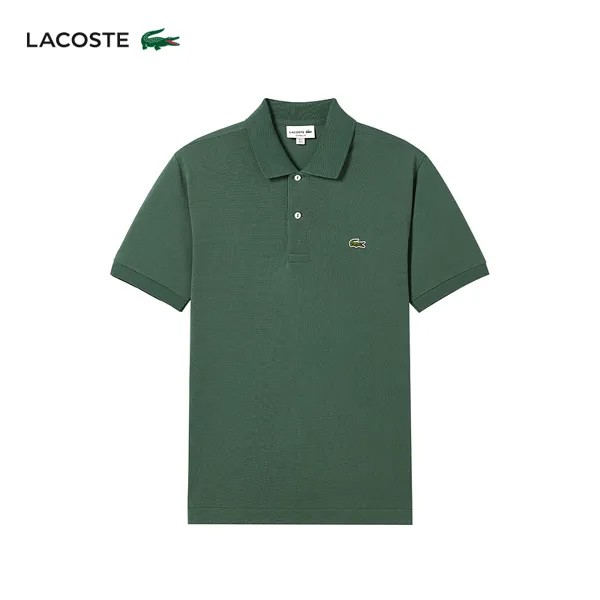 Рубашка-поло мужская Lacoste классическая, зеленый