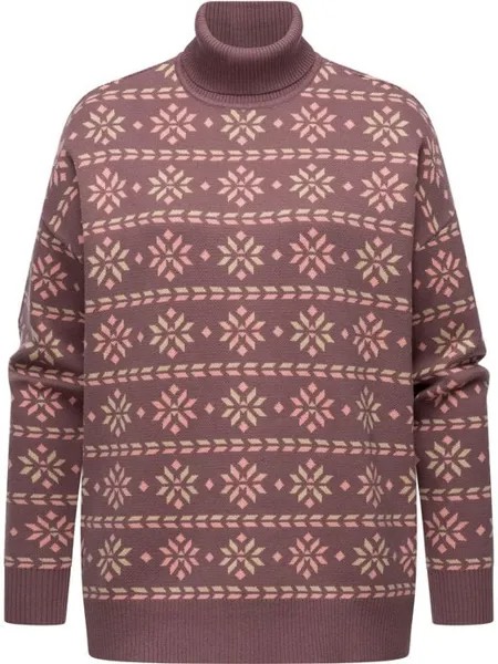 Свитер с воротником стойкой danika органический Ragwear, бордовый