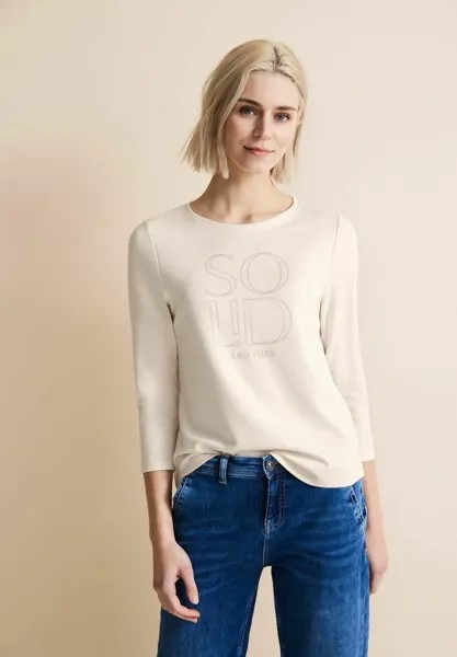 Рубашка с длинным рукавом MIT STEINCHEN PRINT Street One, цвет weiß