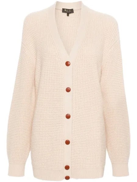 Loro Piana трикотажный кардиган Yamba, нейтральный цвет