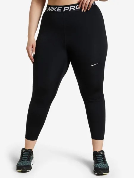 Легинсы женские Nike Pro 365, Plus Size, Черный