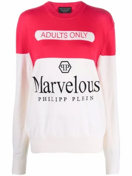 Philipp Plein кашемировый джемпер Marvelous, красный