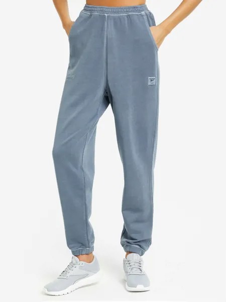 Брюки женские Reebok Les Mills Natural Dye, Голубой, размер 38