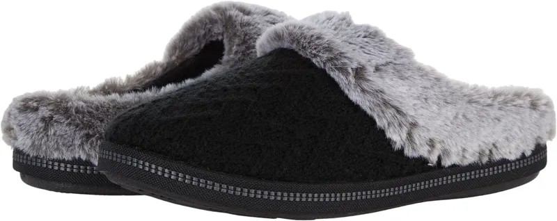 Тапочки SKECHERS Cozy Campfire - Home Essential, черный