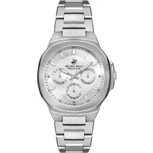 Наручные часы Beverly Hills Polo Club Наручные часы Beverly Hills Polo Club BP3275X.330, серебряный, белый