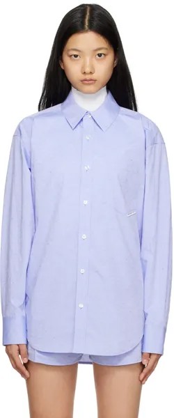 Синяя рубашка бойфренда alexanderwang.t
