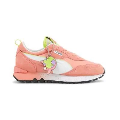 Puma Sponge X Rider Fv Lace Up Youth Boys Желтые кроссовки Повседневная обувь 39211901