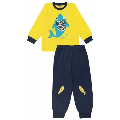 Пижама для мальчиков Bonito kids цв. желтый р.98 6545-01