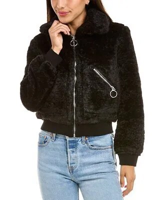 Женская куртка из шерпы Blank Nyc Big Night, черная, 25/S