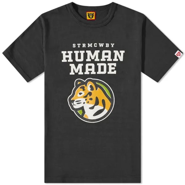 Футболка с изображением тигра Human Made, черный