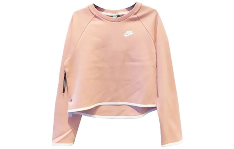 Свитшот женский розовый/белый Nike