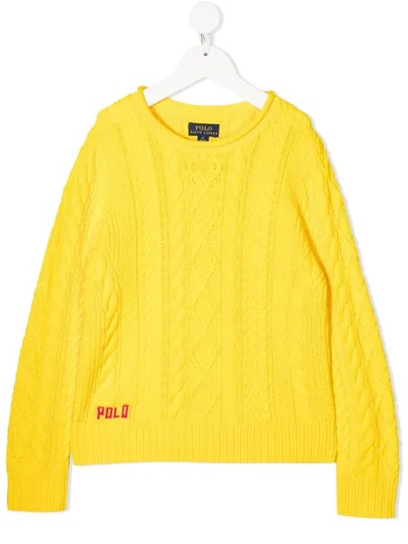 Ralph Lauren Kids джемпер фактурной вязки
