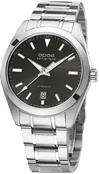 Швейцарские наручные  мужские часы Epos 3411.131.20.14.30. Коллекция Originale