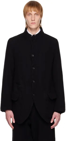 Черный войлочный блейзер Comme des Garçons Shirt