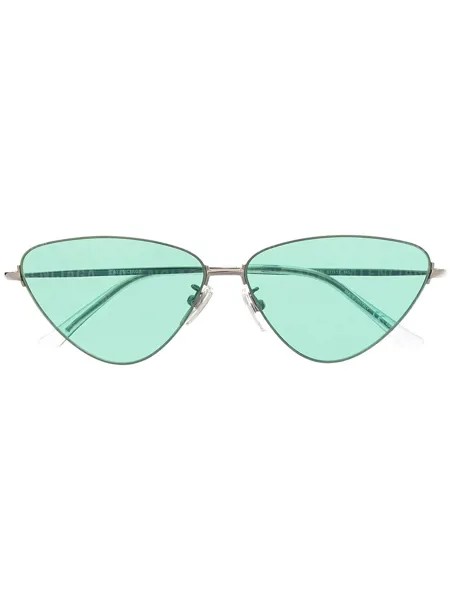 Balenciaga Eyewear солнцезащитные очки Invisible в оправе 'кошачий глаз'