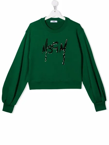 MSGM Kids толстовка с логотипом