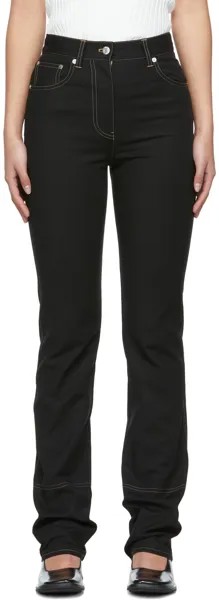 Черные эластичные джинсы в стиле ботинок Helmut Lang