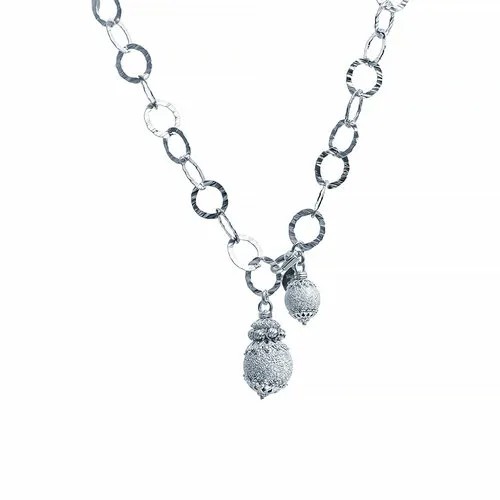 Колье ELEMENT47, серебро, 925 проба, длина 45 см.