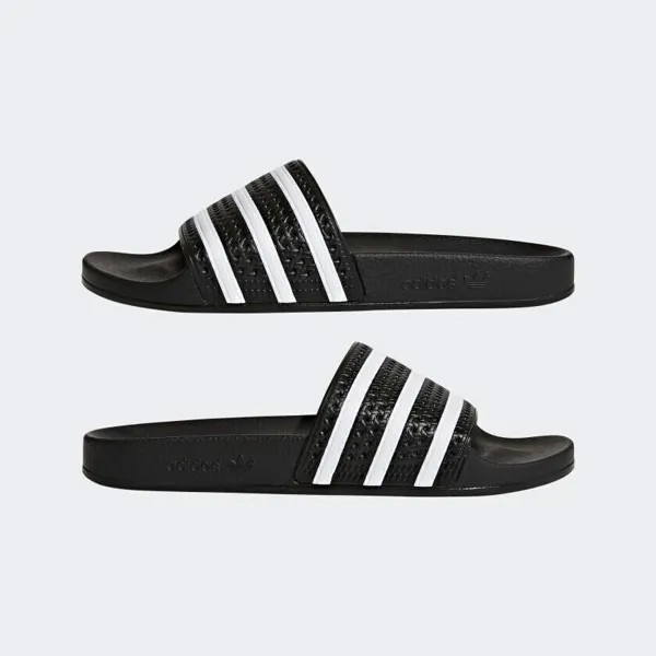 МУЖСКИЕ ШЛЕПАНЦЫ ADIDAS ORIGINALS ADILETTE SLIDE 280647 Черный/Белый/Черный, размер 7–13