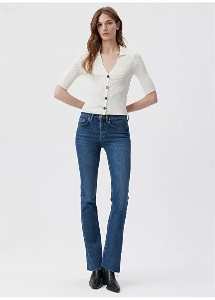 Темно-синие женские джинсовые брюки Icon Flare Boot Cut 101225-80680 Mavi
