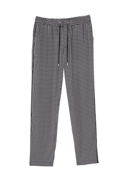 Брюки из ткани IKKS, черный белый