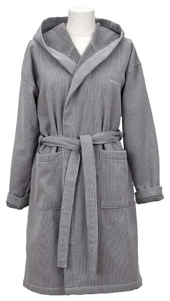 Халат Gant Home Flat Stripe 856003703 серый S