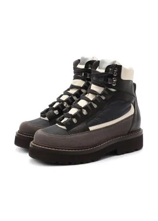 Комбинированные ботинки Brunello Cucinelli