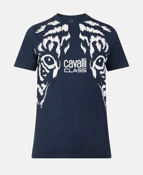 Футболка Cavalli Class, темно-синий